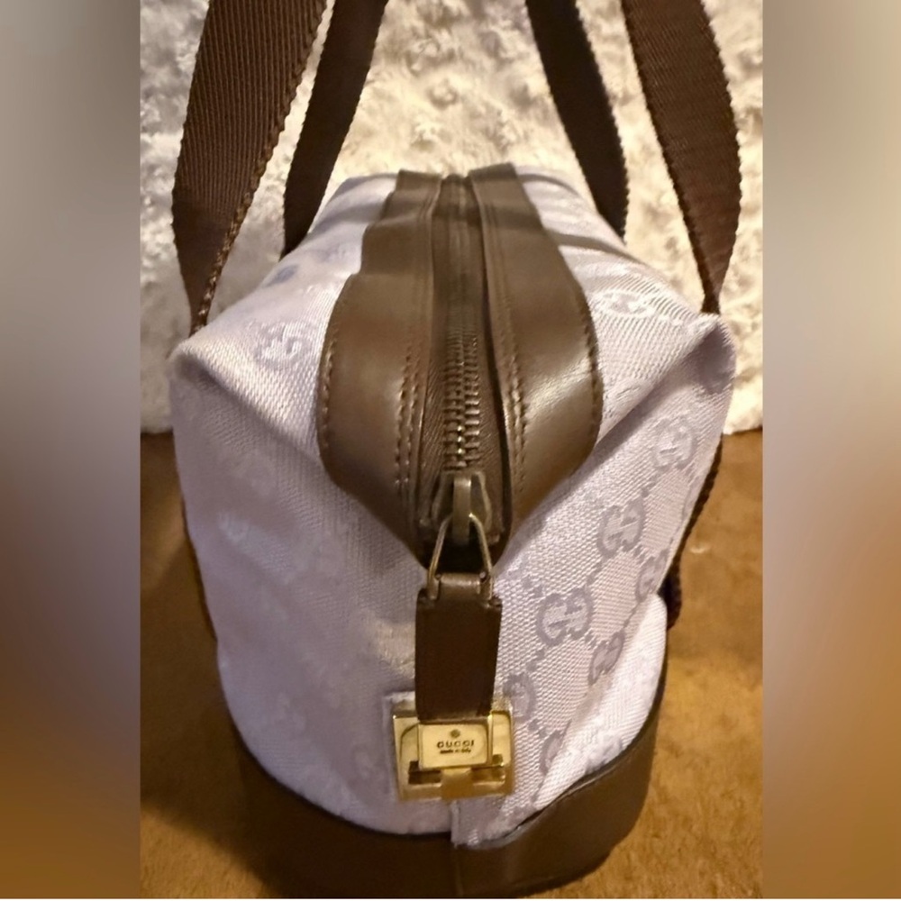 Gucci GG Canvas Boston Bag in Lavender Canvas - Picture 3 of 12